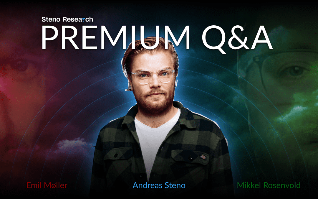 Remember our Monthly Premium Q&A on Tuesday