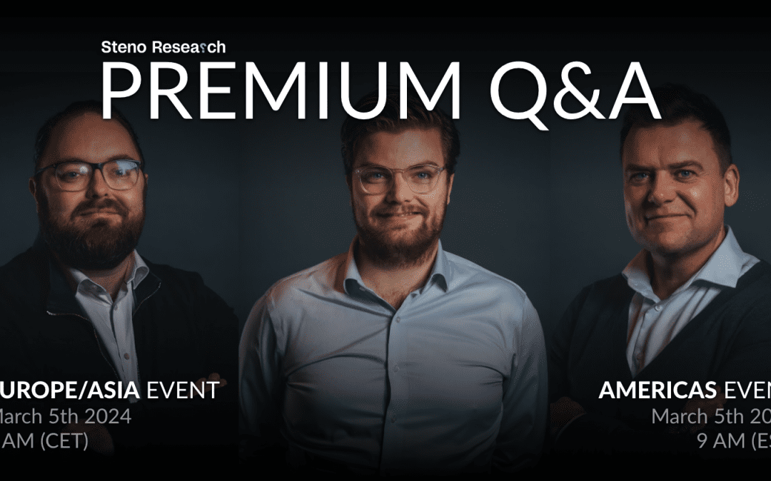 JOIN OUR PREMIUM Q&A ON TUESDAY MARCH 5TH